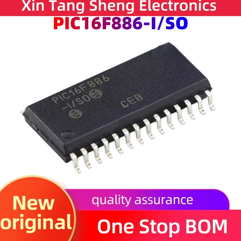 1PCS PIC16F886-I/SO PIC16F886 16F886-I/SO 16F886 SOP28 IC