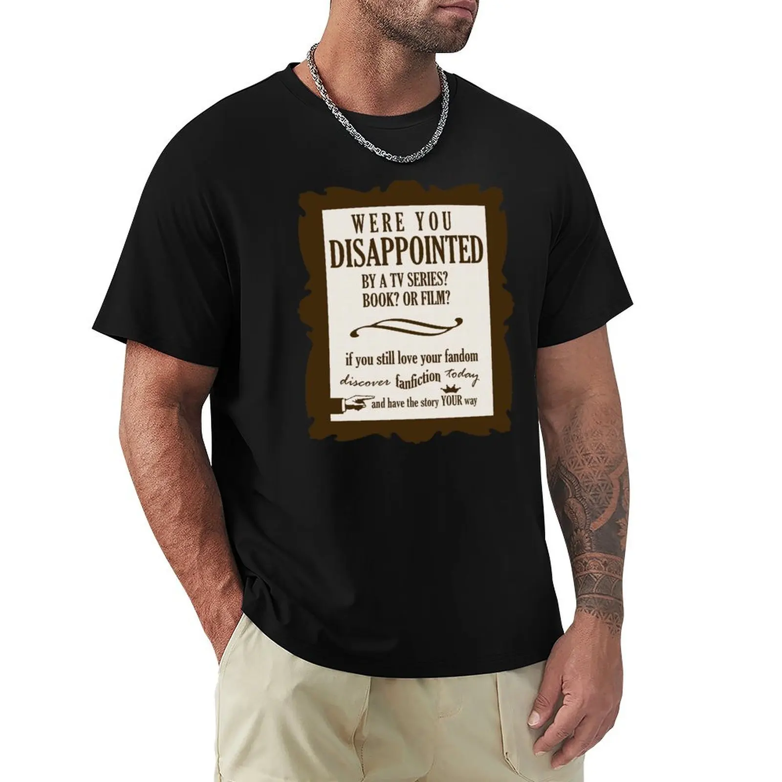 Discover Fanfiction Today T-Shirt t shirts for man graphic vintage T-Shirt