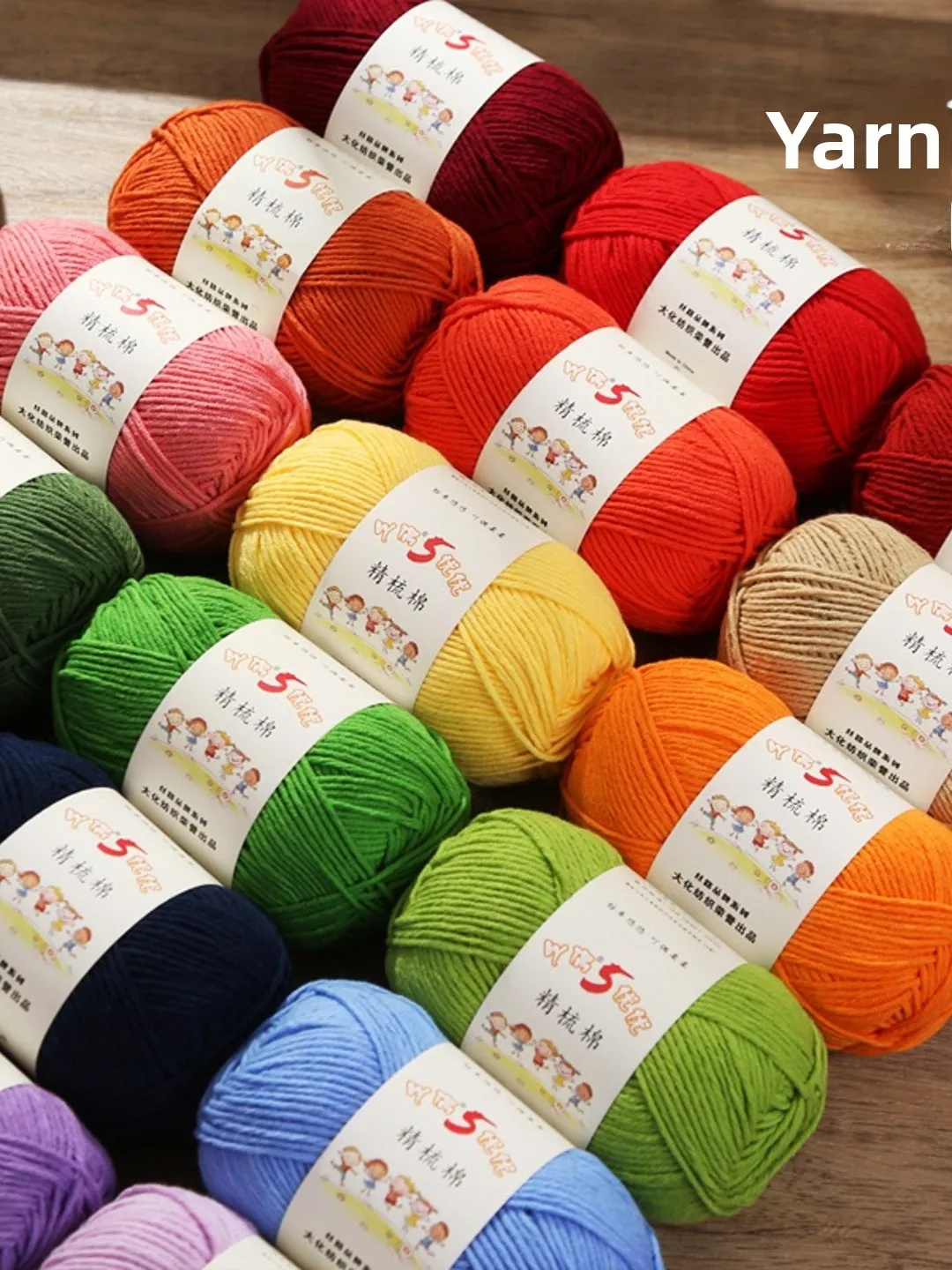 

Hand Knitting Milk Cotton Yarn Ball DIY Doll Material Kit Baby Scarf Hat Handmade Crt Fabric Bundle Summer 2025