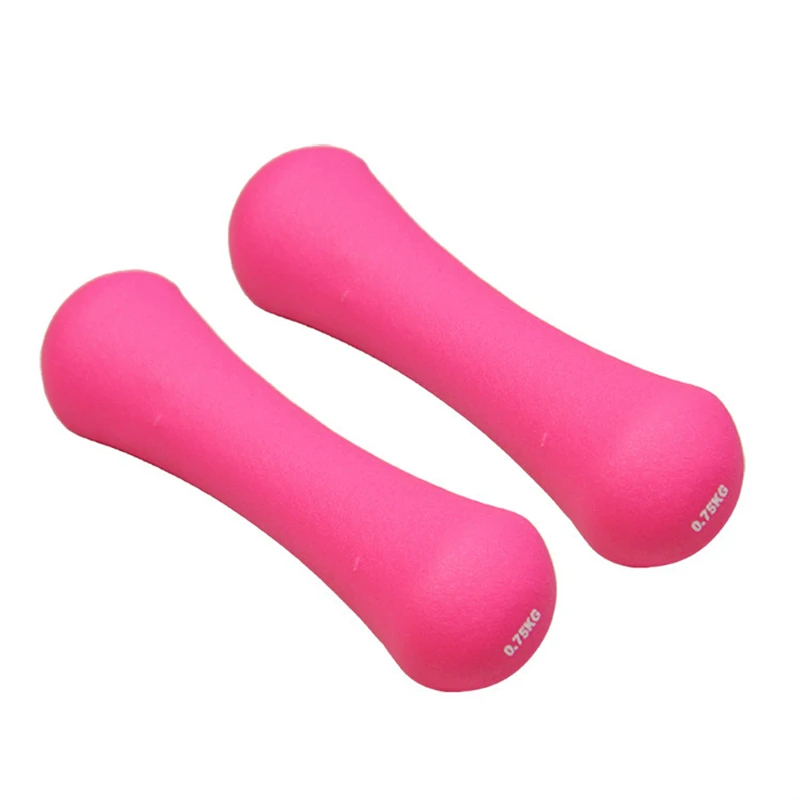 0.5kg hantle w kształcie kości podnoszenie ciężarów neoprenowe zanurzenie Mini hantle dla kobiet