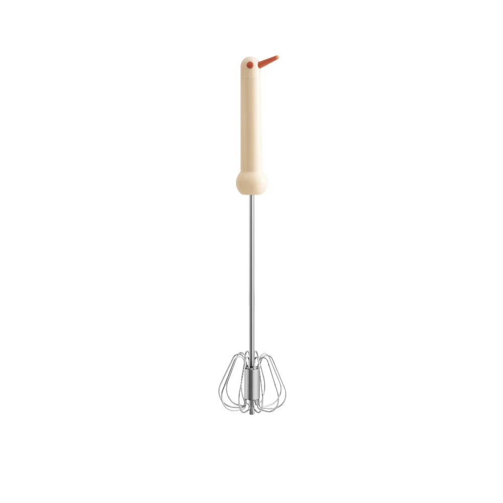 Portable Semi-Automatic Rotary Whisk Hangable Household Manual Hand Mixer Labor-saving Kitchen Baking Tools Baking Preparation