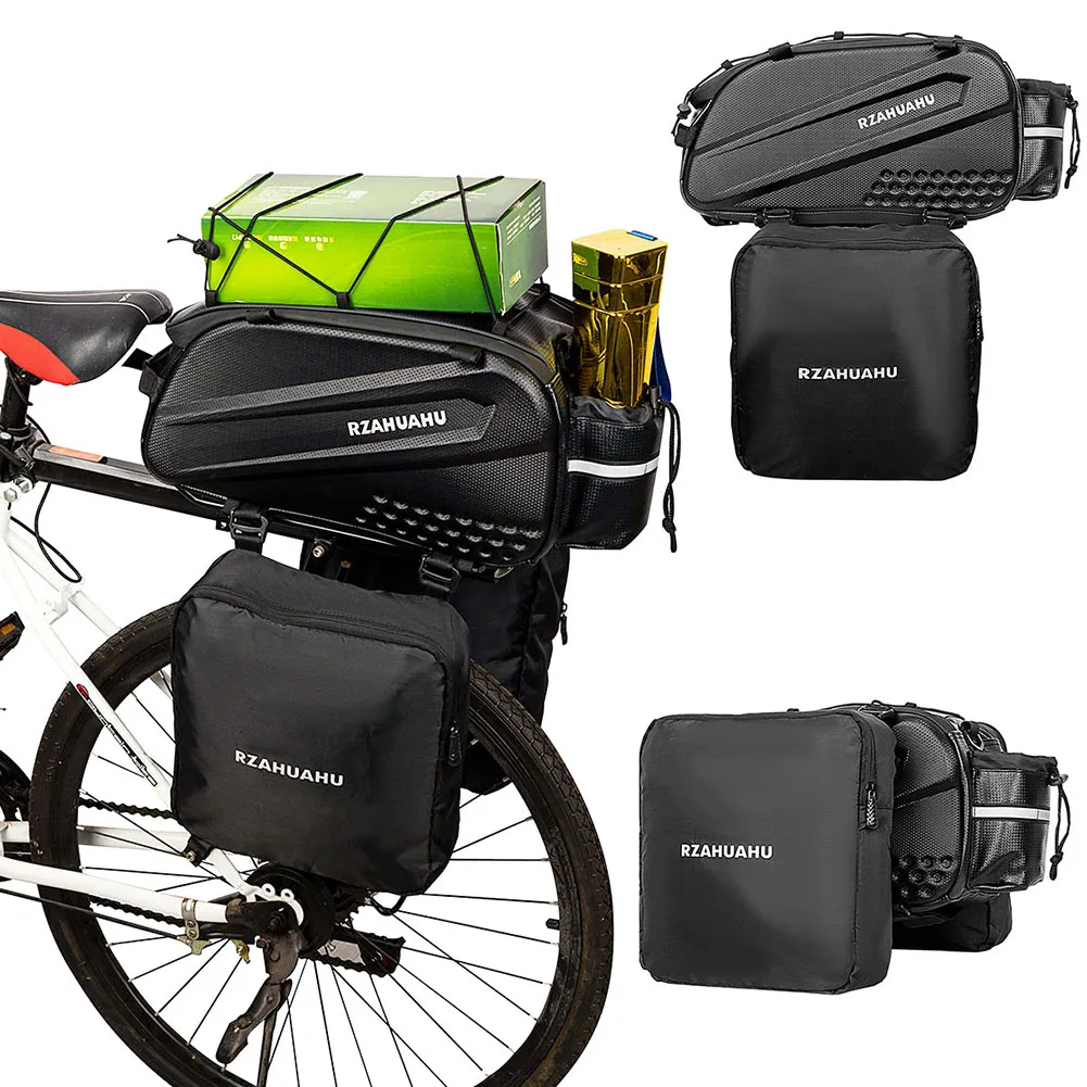 

RZAHUAHU Bike Rack Bag Waterproof Cycling Bike Rear Seat Bag Trunk Bags Large Capacity Carrier Bag Dustproof Bicycle Bags