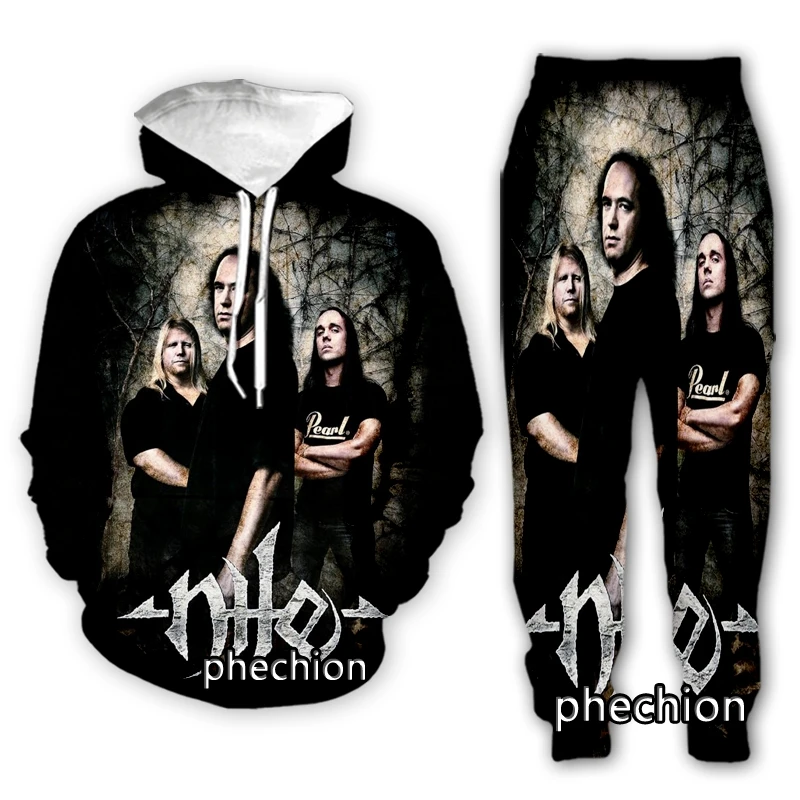 

phechion New Men/Women Nile Band 3D Print Clothing Long Sleeve Fashion Sweatshirt Hoodies Sport Casual Pants Z115