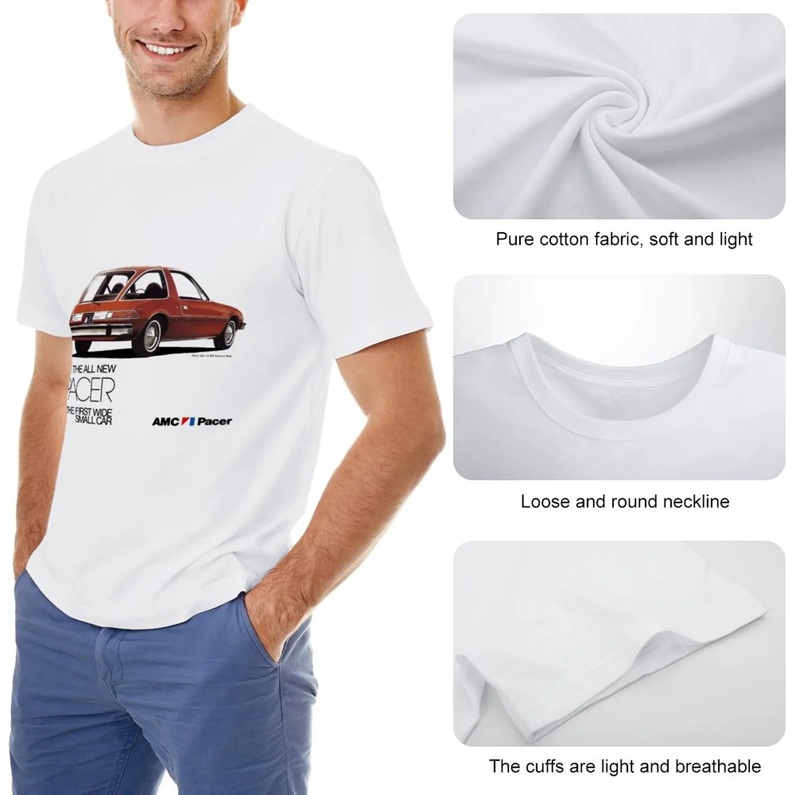 AMC PACER T-Shirt blank t shirts quick drying shirt mens long sleeve t shirts