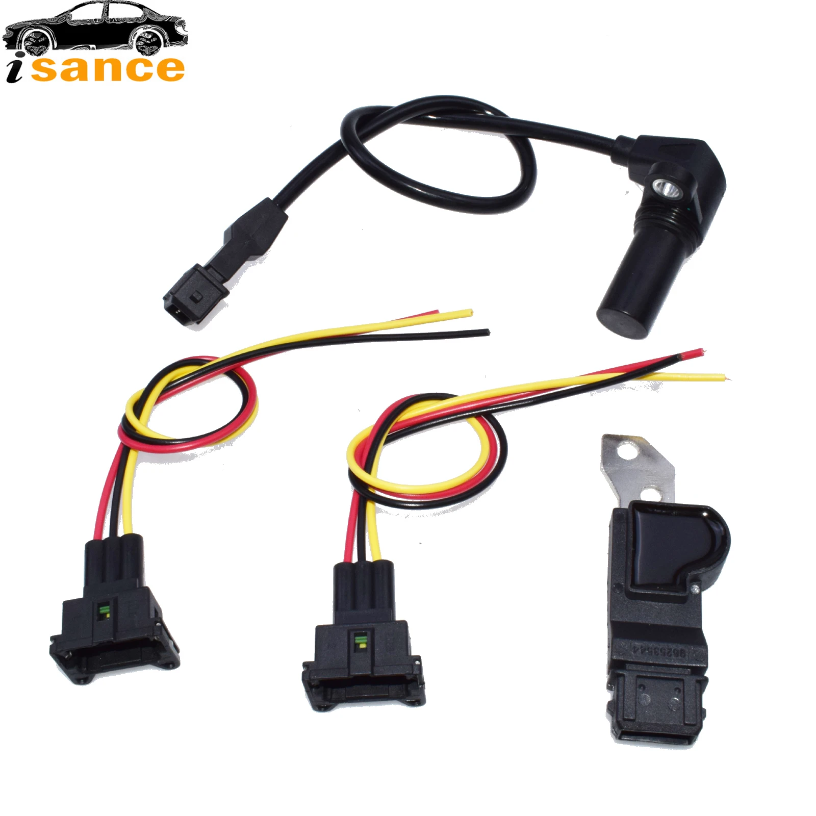 Crankshaft Camshaft Position Sensor & Connector Harness For Cherolet Aveo Aveo5 Potatic Wave Wave5 96253544 96253542  25182450