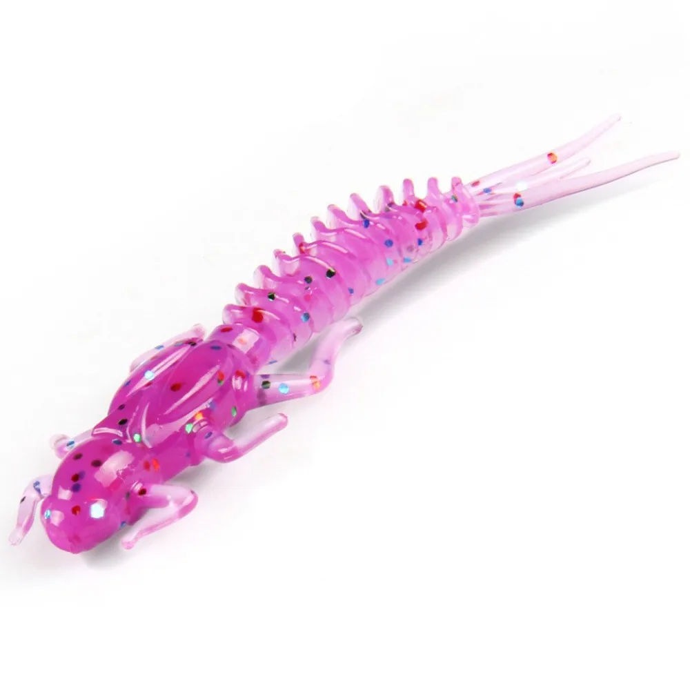 Simulation Larva Reach Soft Lures Soft Plastic 5/6cm Floating Soft Plastic Lures Larva Soft Bait Worm Tanta Worm Lures