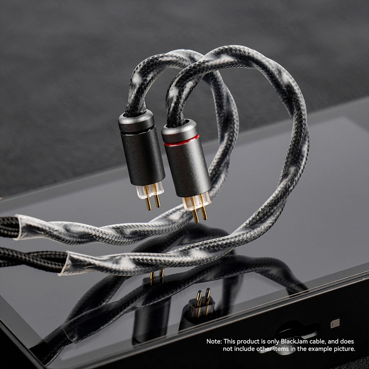 NiceHCK BlackJam IEM Cable 7N High Conductivity OFC+Induction Annealing Copper Replace Audiophile Wire 2Pin for Cantor Himalaya