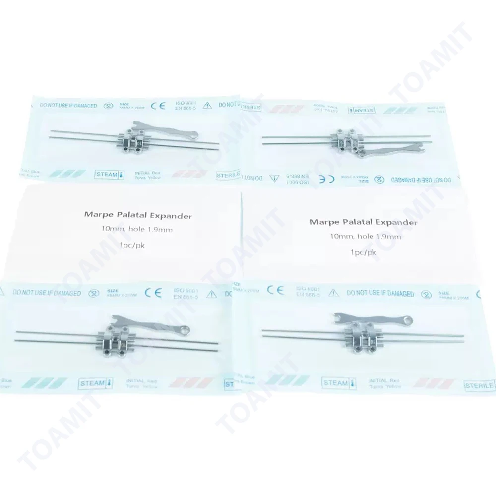 

Rapid Orthodontic Palatal Expander Screw, Stainless Steel Frame-Type Adjustable 8/9/11/13mm, Dental Expansion Brace Tool