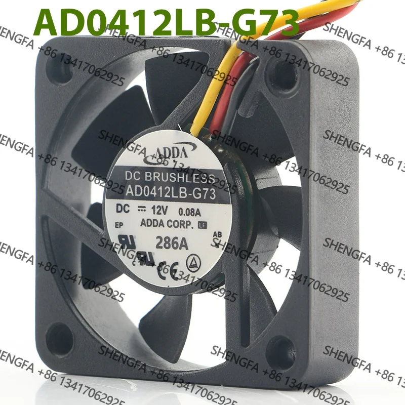 Speed measurement Silent dual ball axial flow New ADDA 5V 24V 48V DC12V 0.08A cooling fan AC EC 4010 40X40X10MM 4CM AD0412LB-G73