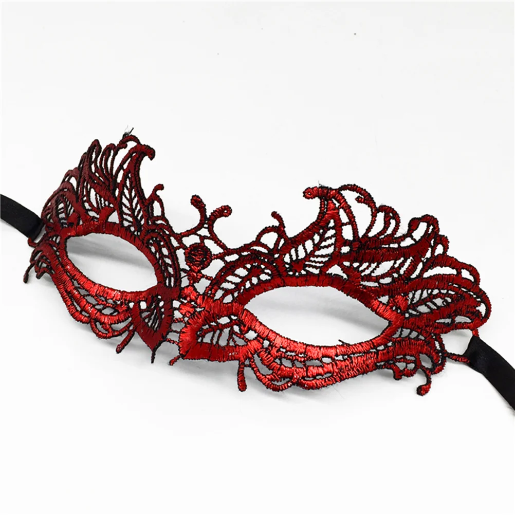 Masque en dentelle pour femme, fournitures de fête, masque pour les yeux pour Halloween, festivals, spectacles sur scène, feu