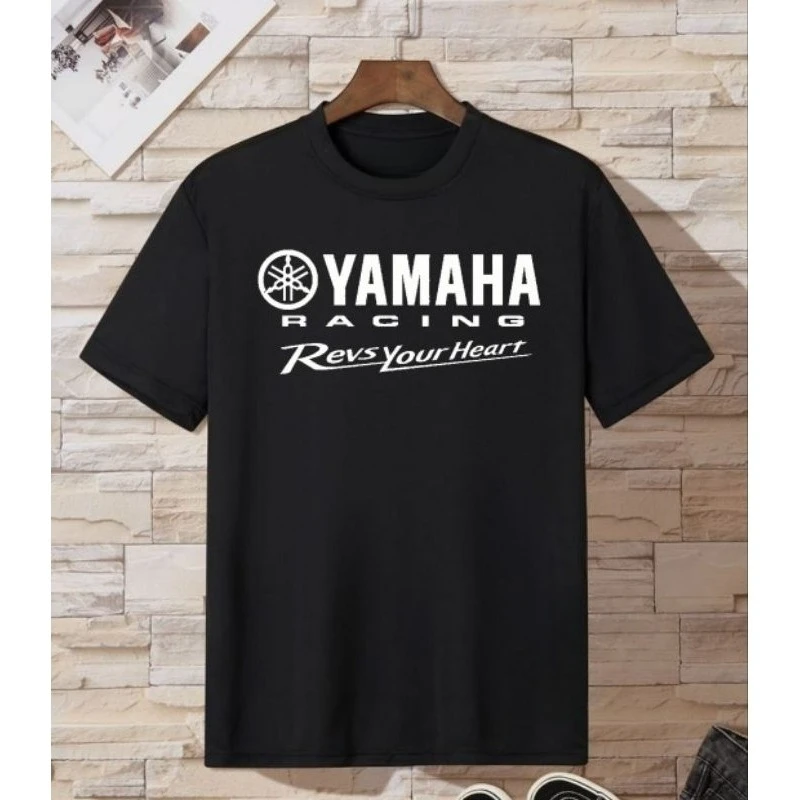 

2025 Men's T-Shirt Yamaha T-shirt Unisex Cotton Moto Tee Summer T-shirt Racing Sweat Absorption Sports Motorcycle T-shirt New