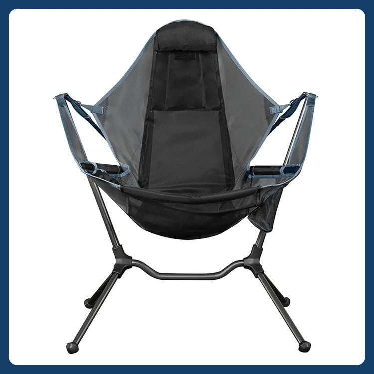 アウトドアキャンプロッキングチェアポータブル折りたたみ椅子アウトドアキャンプ中庭レジャースイング釣りムーンチェア