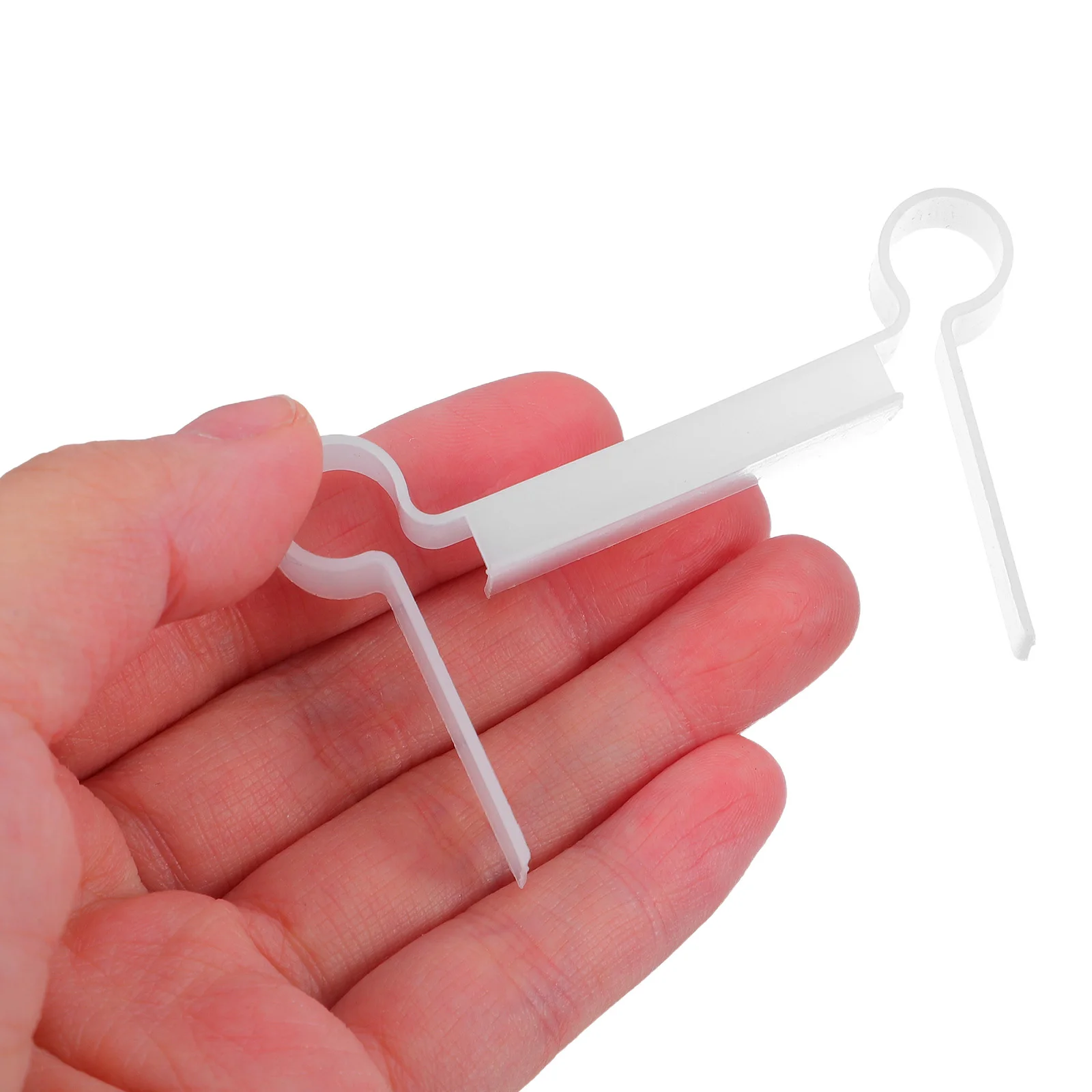 

2Pcs Glass Clamp Gasket Plastic Shower Door Hinge Shims for Frameless Bath Screen Seal Replacement Parts Protection Pad