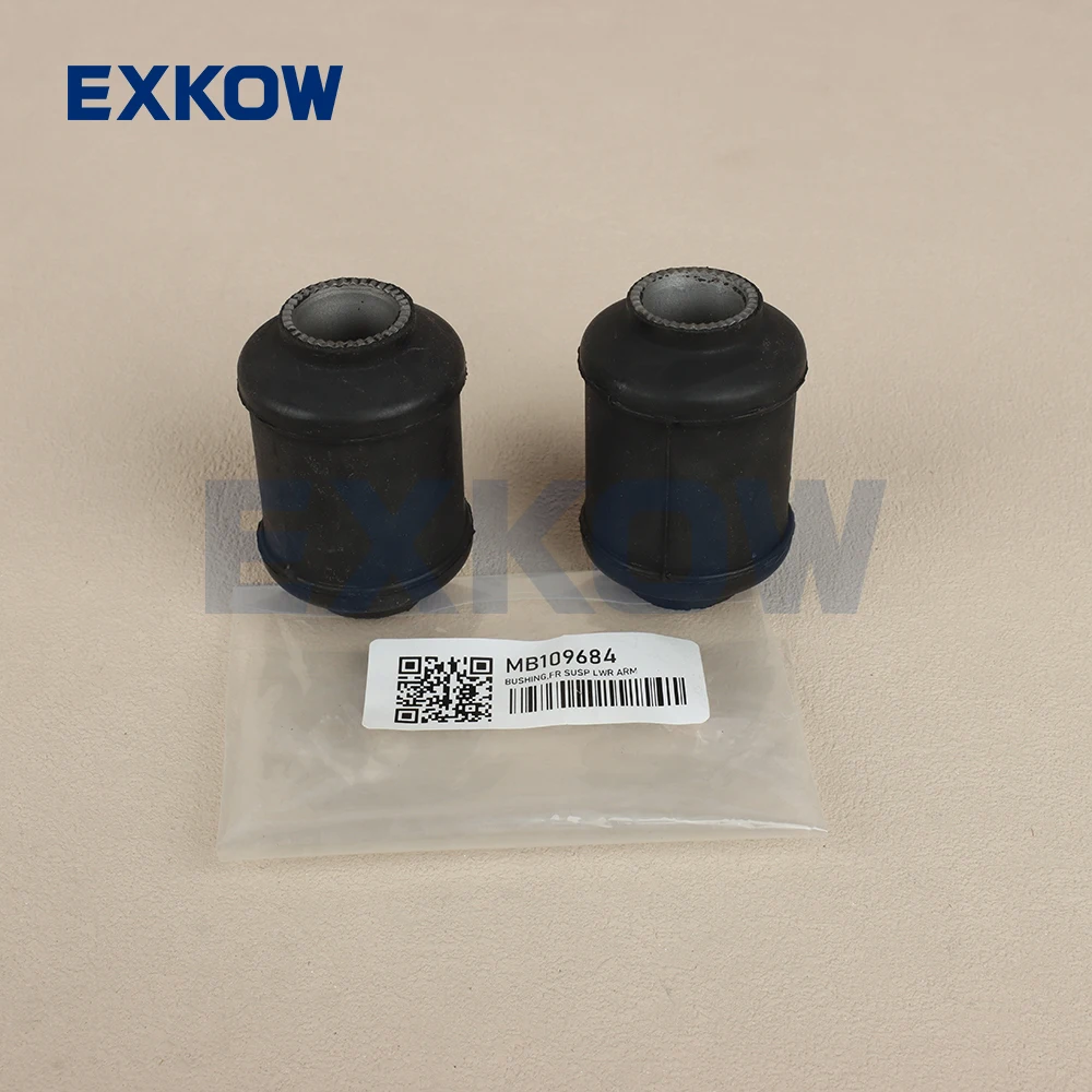 2PCS Front Suspension Lower Arm Bushing for L200 K24 K34 K57 Pajero Montero II Nativa Sport I K86 K96 1997-2011 MB109684