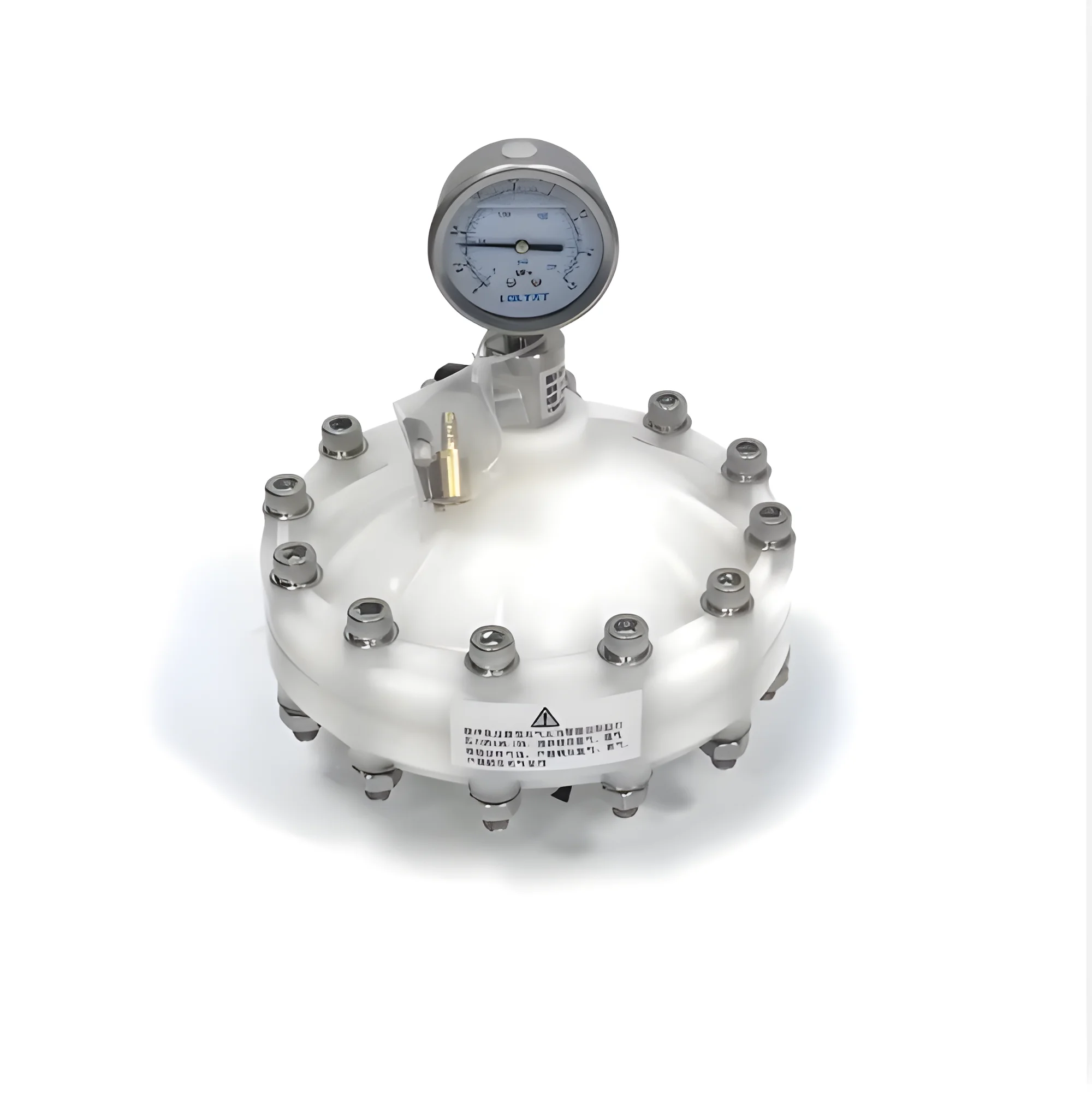 High Precision Diaphragm Pulsation Damper, Pulsation Buffer Accumulator For Pump, DN15-DN50 Available