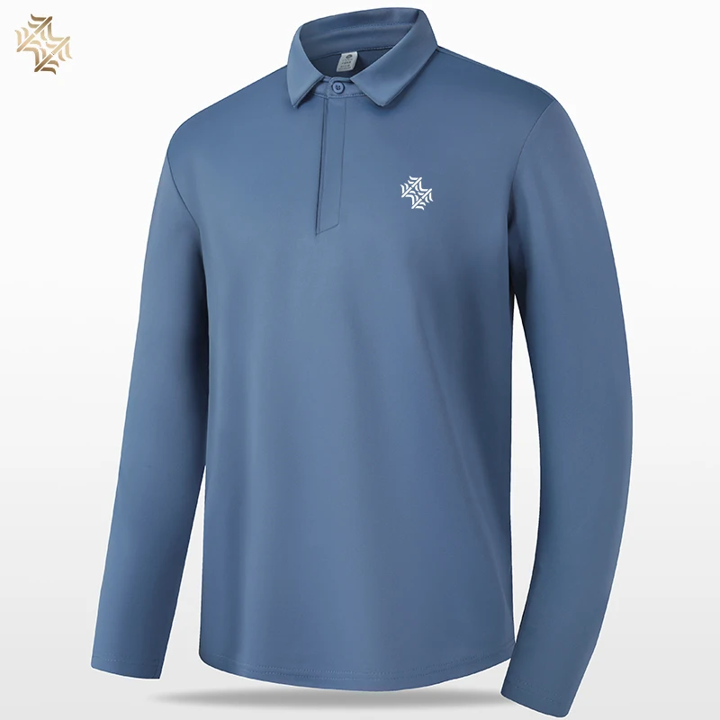 SBWL camiseta de alta calidad para hombre, Polo transpirable para deportes al aire libre, golf ecuestre, correr, montañismo, camiseta base de manga