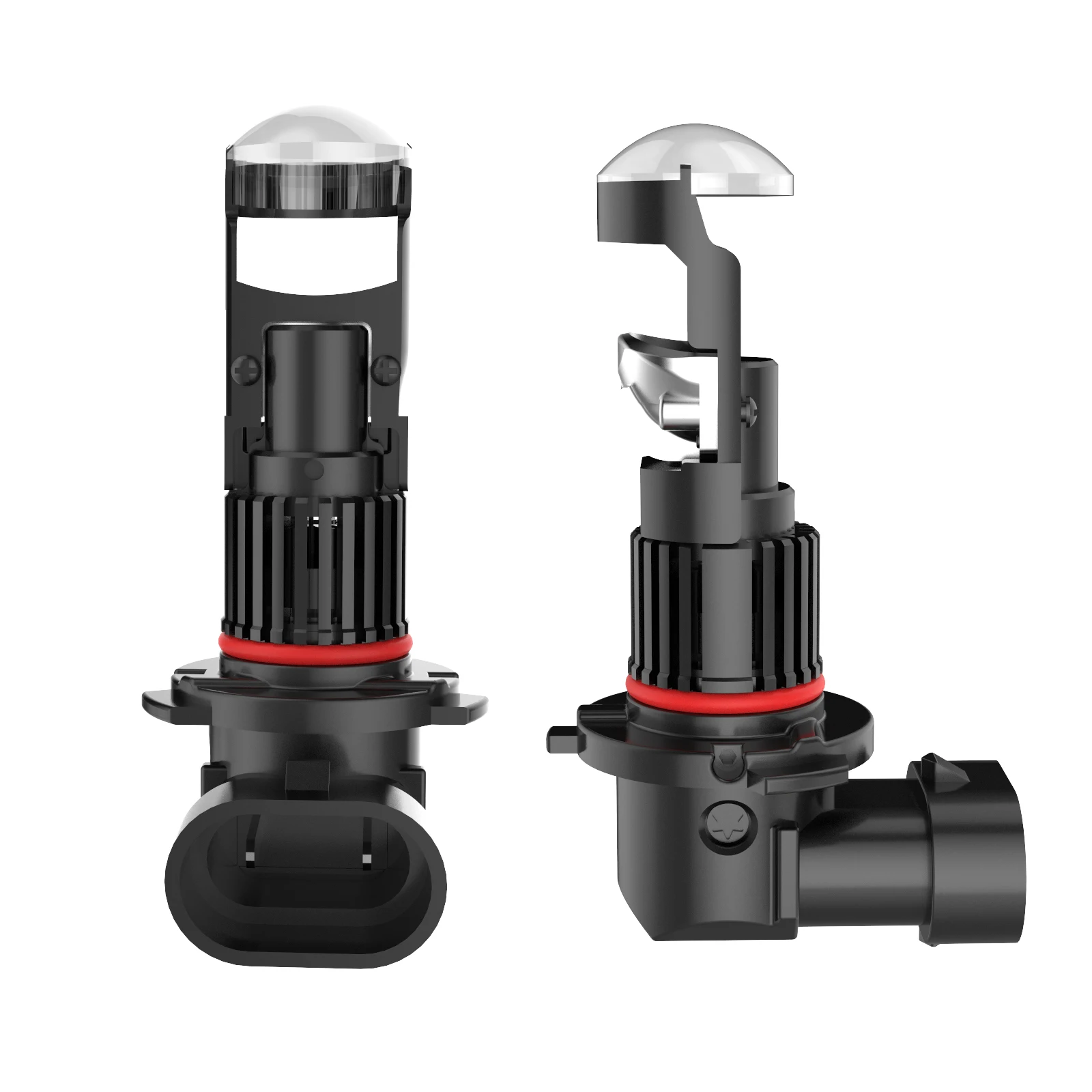 Auto Lamp Mini Lens 148W LED  14800lm 9005 HB3 9006 HB4 Bulbs  Headlight Car Motorcycle Dual Projector Len High and low light 12