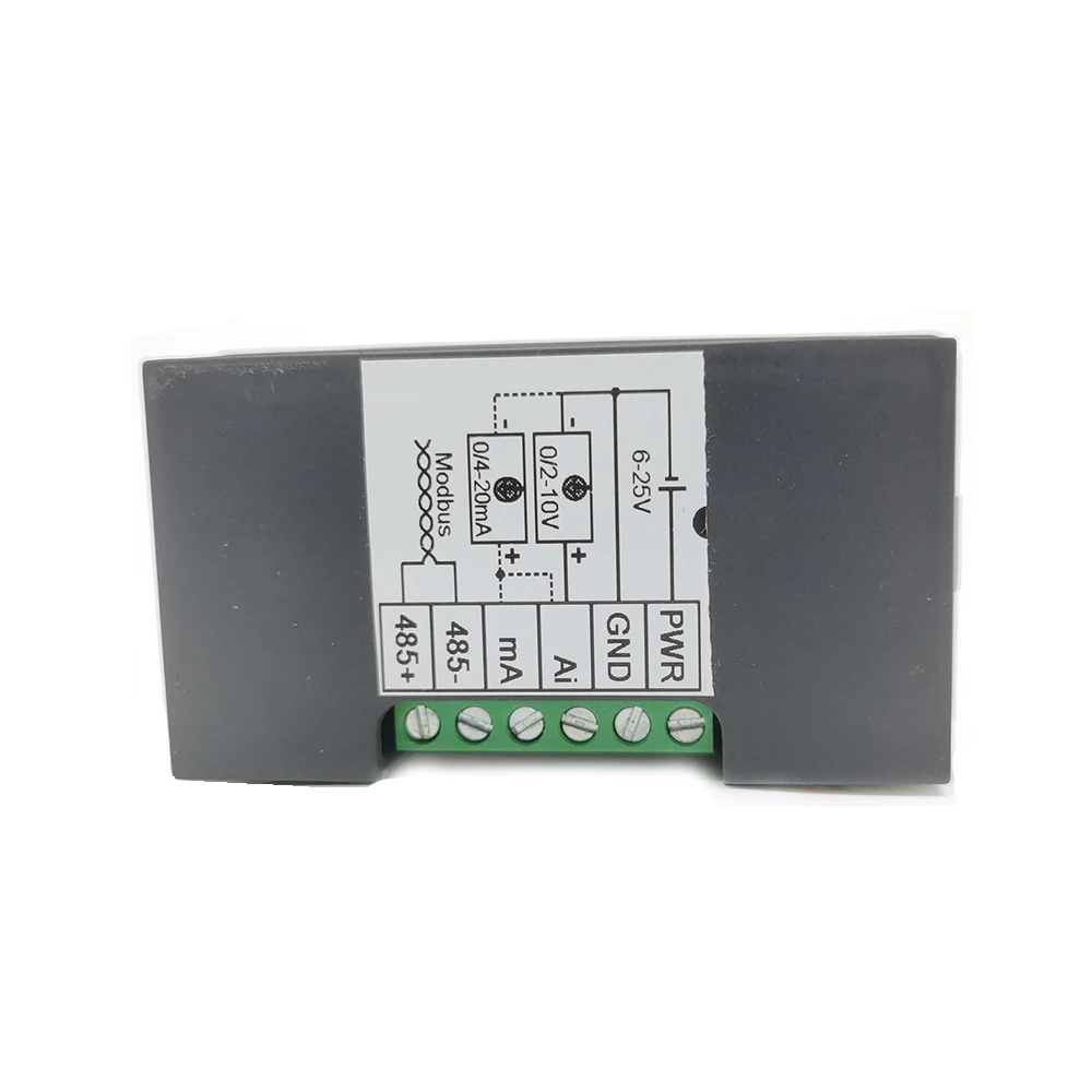 Imagem -06 - Indicador de Sinal Analógico Medidor de Display Digital 010v 020ma 2-10v 4-20ma 8-25v Indicador Relé Out Porta Rs485