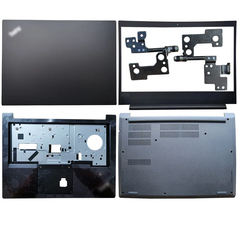 

NEW For Lenovo ThinkPad E480 E485 Laptop LCD Back Cover/Front Bezel/Hinges/Palmrest/Bottom Case 01LW152 01LW155 01LW157 01LW161