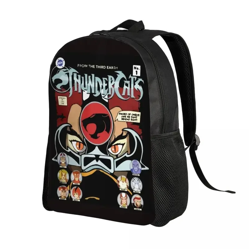 Custom 3D Printing Cartoon Anime Thundercats Backpacks HiMan Cheetara College School Travel Bags Bookbag Fits 15 Inch Laptop