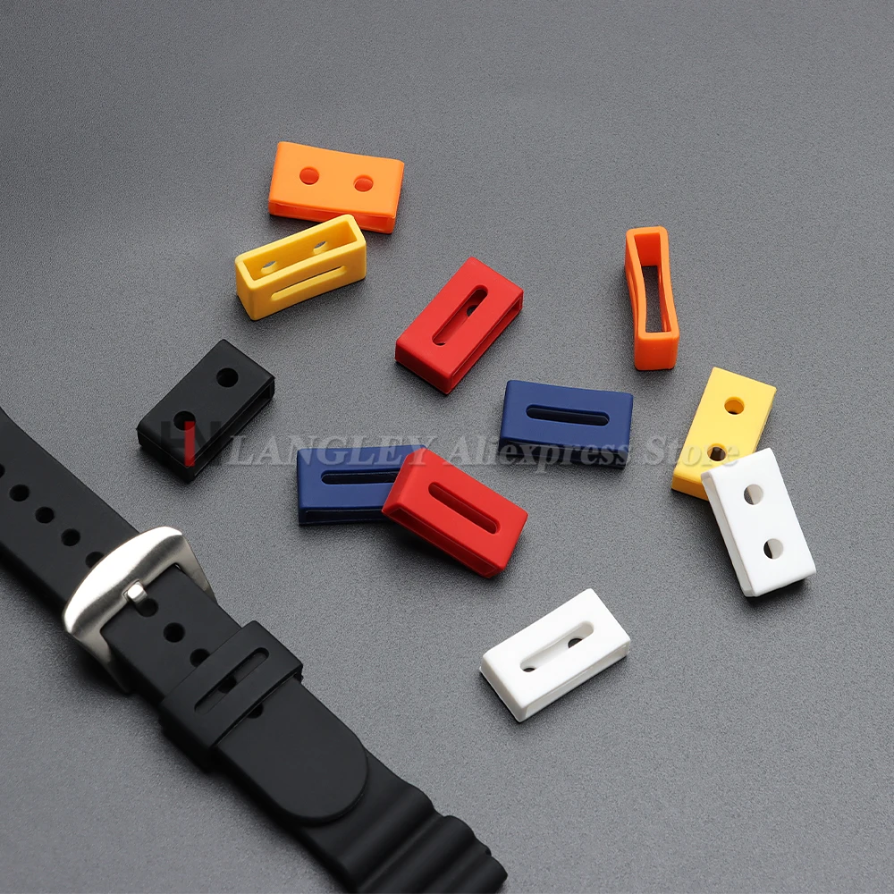 Silicone WatchBand Locker Ring For Casio GA110 Series Keeper Holder Loop Retainer Fastener Activity Ring Bezel Watch Accessories