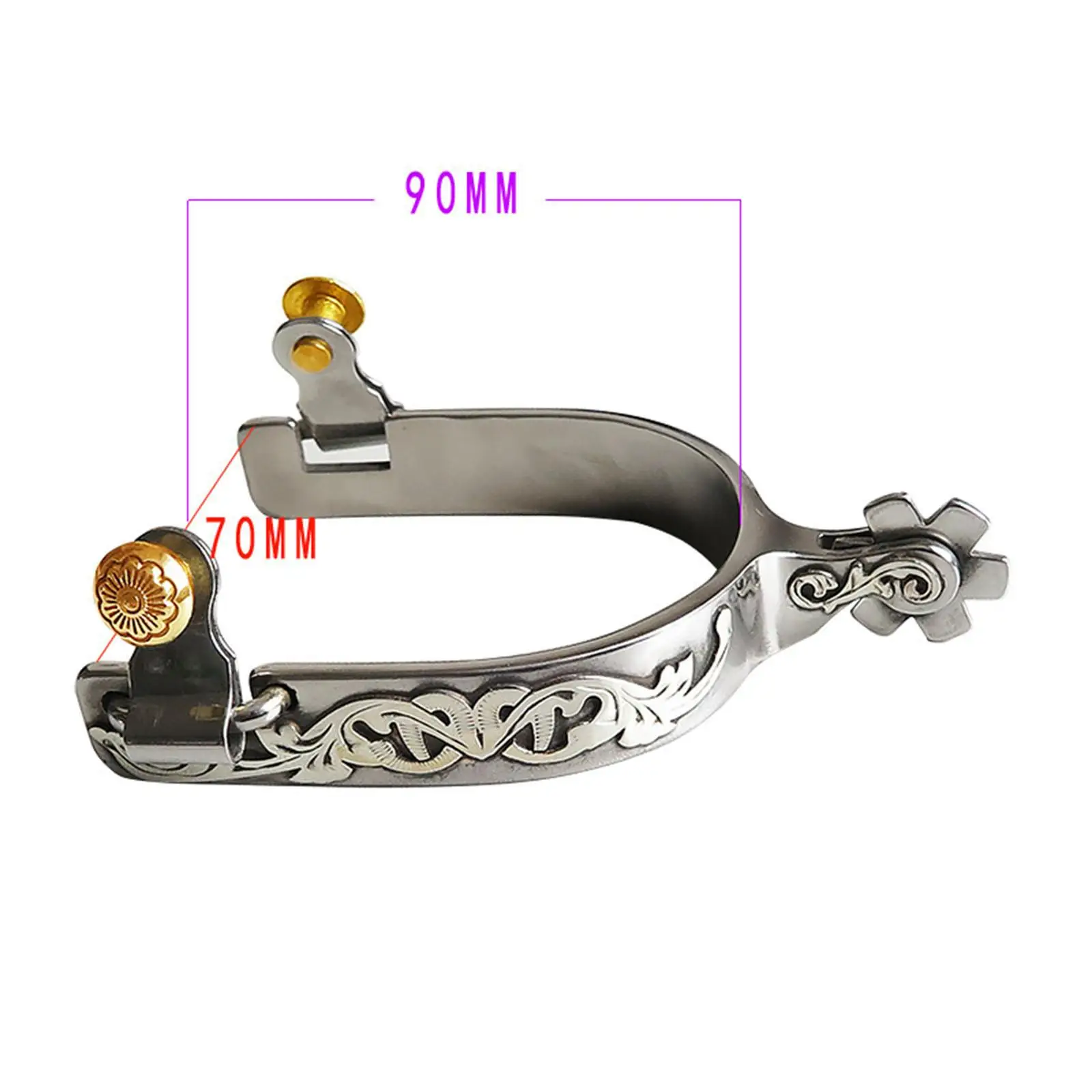 قطعتان من حفازات رعاة البقر للتدريب على المنافسة وركوب الفروسية #6