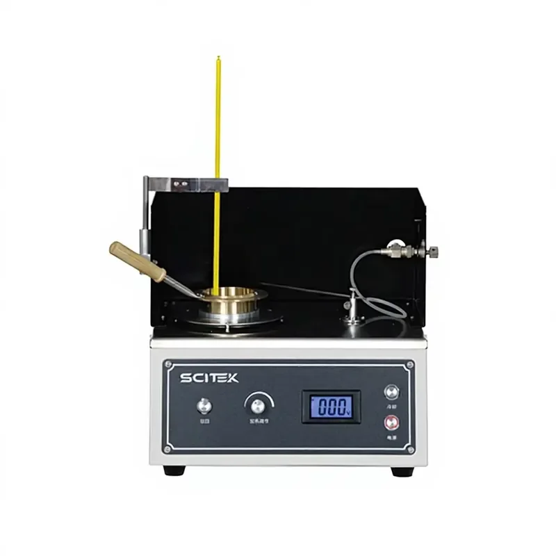 SCITEK Open Cup Flash Point Tester ASTM Standard Furnace Heating Equipment for Asphalt Oil Measurements 1-Year Warranty