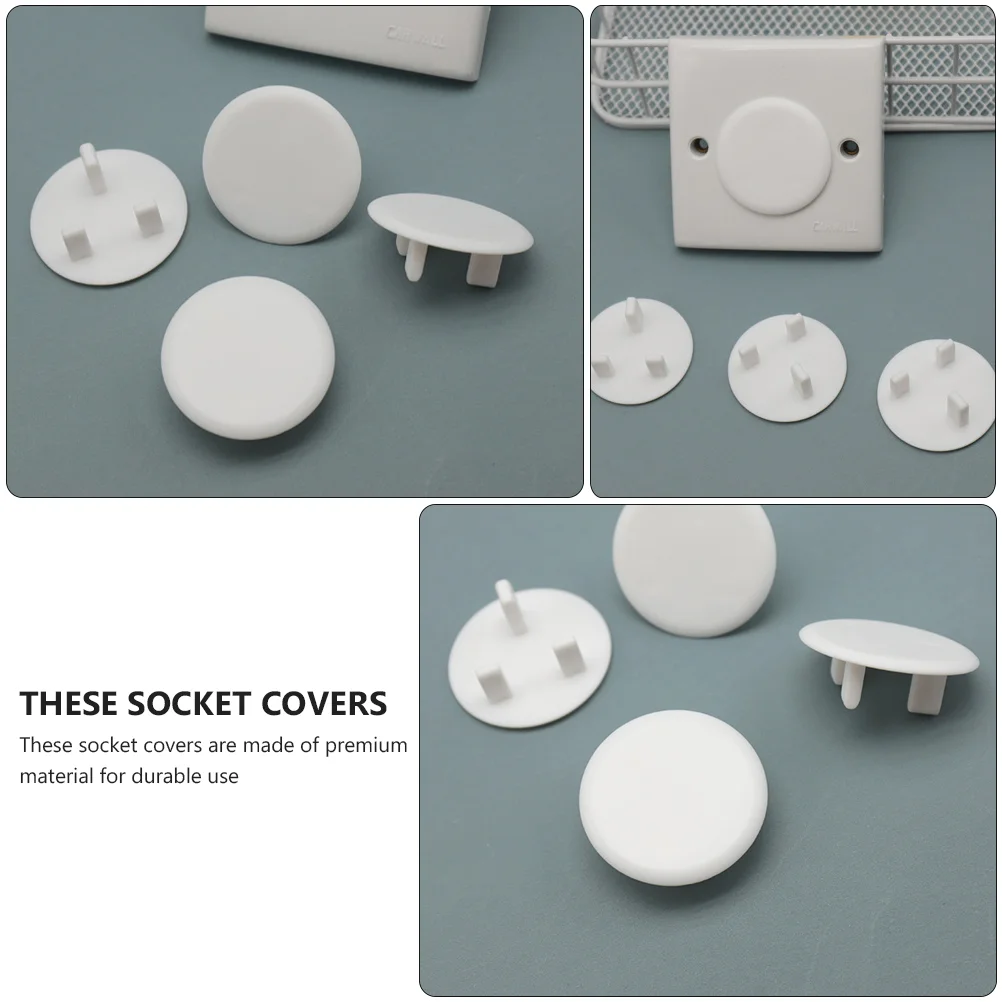 20 PCS Power Case Outlet Protector Safety Cover Socket Lid Plug Covers Kids Baby Proof Secure