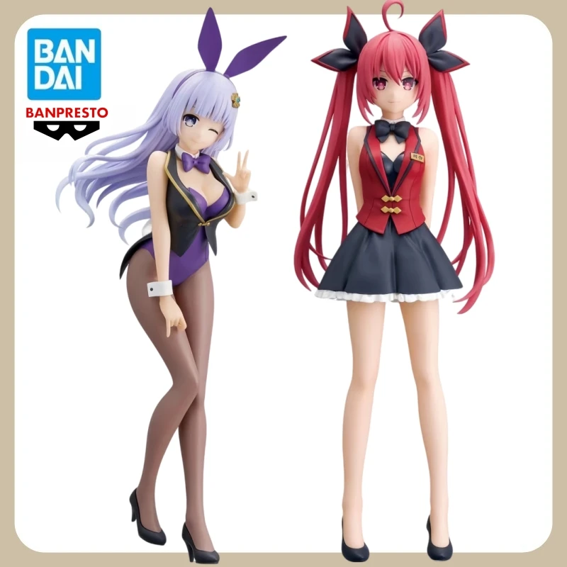 

100% Official Original Bandai Banpresto Date A Live GLITTER&GLAMOURS Kotori Itsuka,Miku Izayoi Action Figures Anime Model Statue