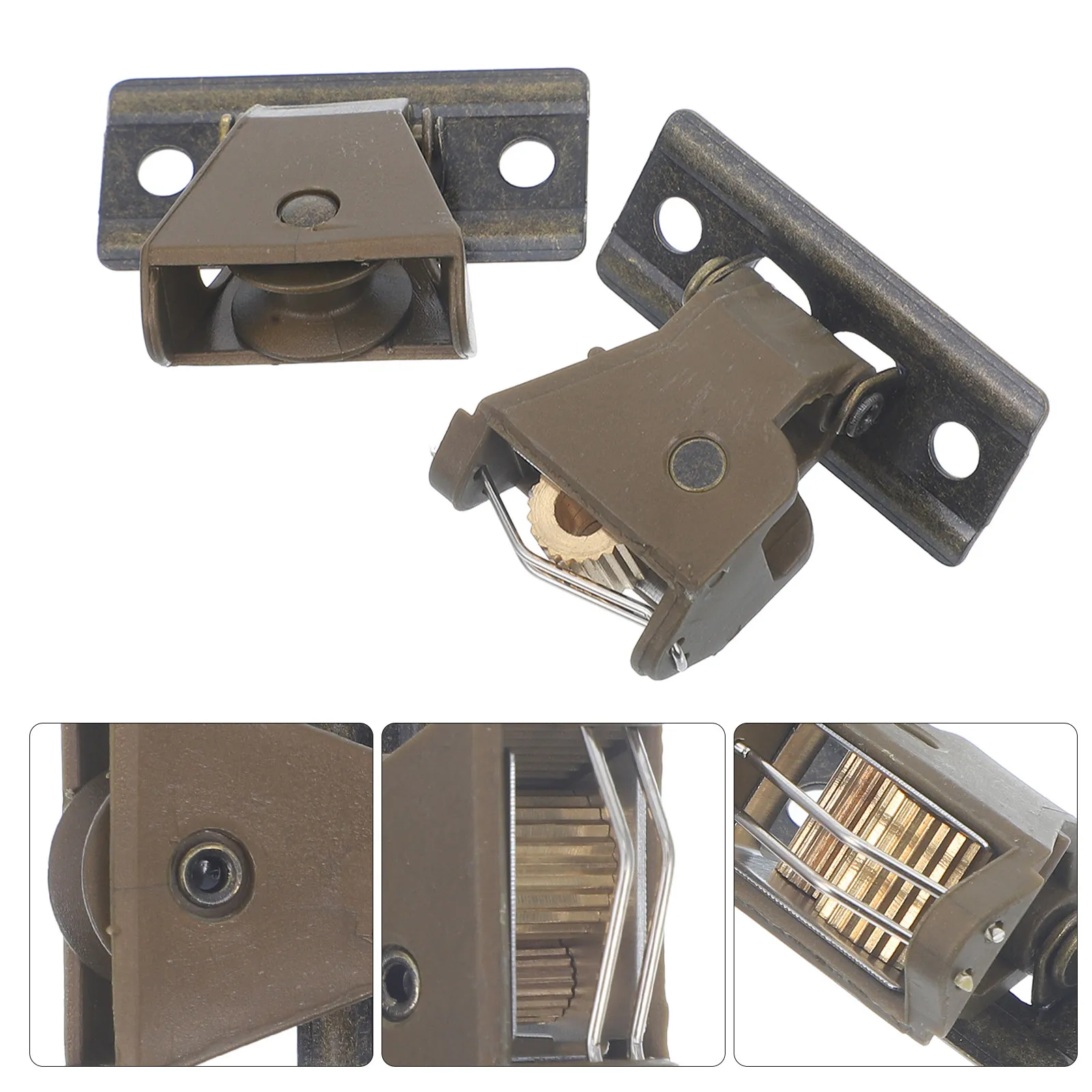 1Set Metal Cord Lock Roller Blind Pulley Accessories Iron Alloy Copper Curtain Repair Supplies Roller Shade Replacement Parts