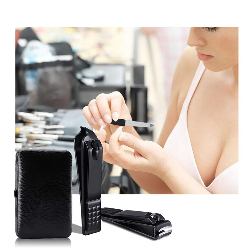 7/10/12/16/18PCS Stainless Steel Nail Clippers Set Household Professional Nail Clipper Portable Stainless Steel Manicure Set