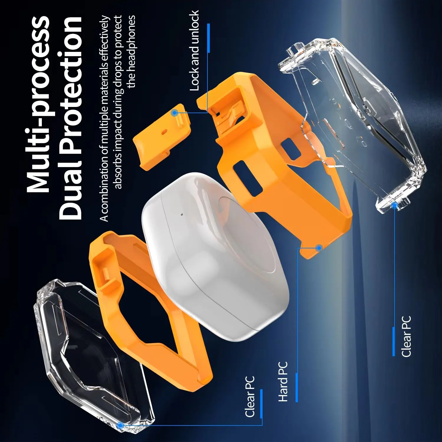 

For Samsung Buds4/buds4Pro Wireless Earbuds cover for Samsung Buds 4/buds 4Pro Shockproof Shell Case Protective Sleeve