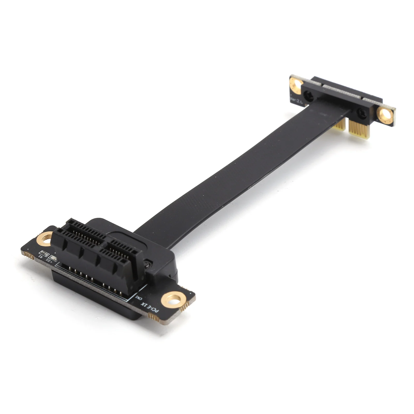 Verlängerung kabel PCIE 1x Dual 90 ° Netzwerk adapter mit LED-Anzeige Gen3 8 Gbit/s