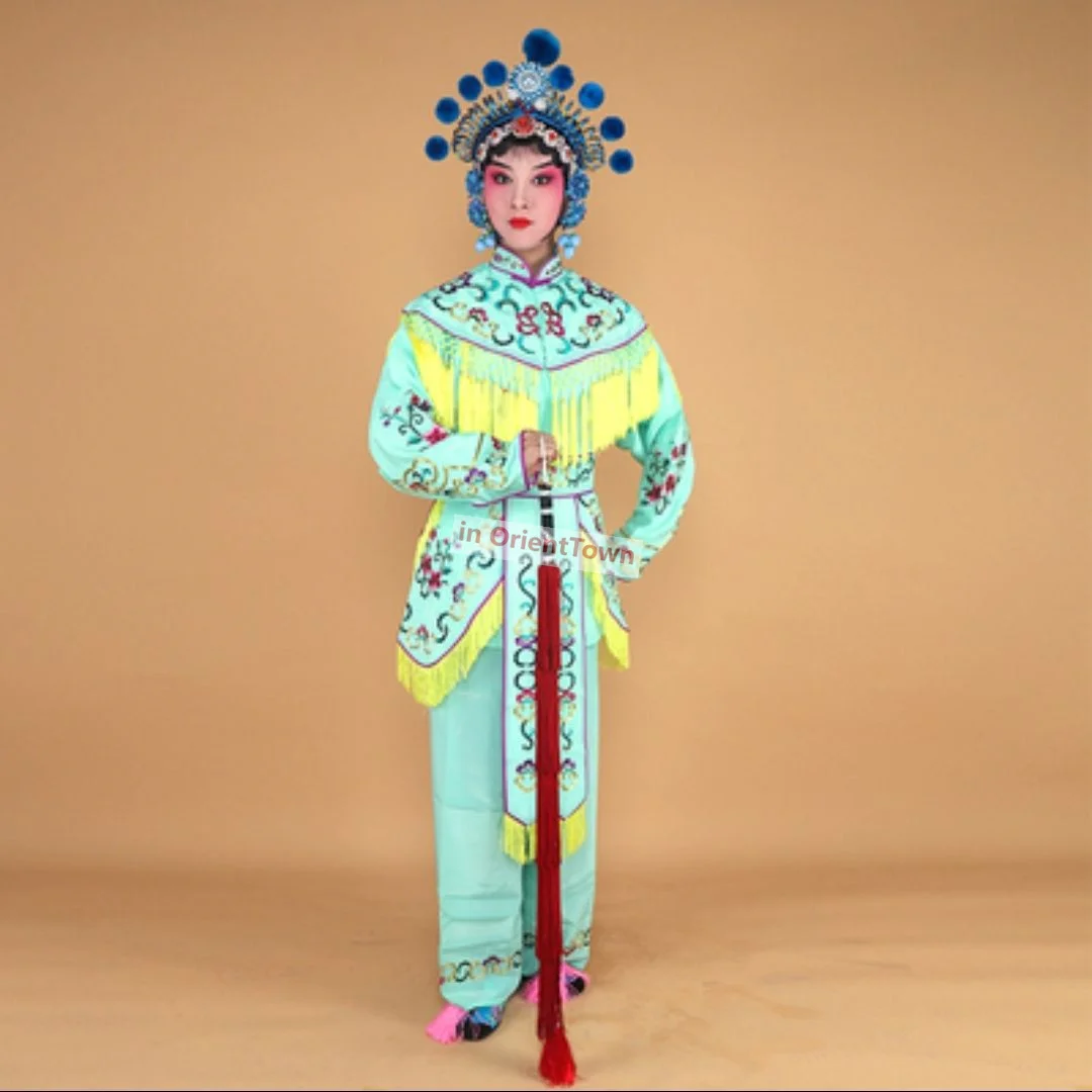 Peking Opera clothing stage costumes daomadan female Soldiers clothing TV movie Stage Woman General Outfit Sichuan Yue Kun Opera