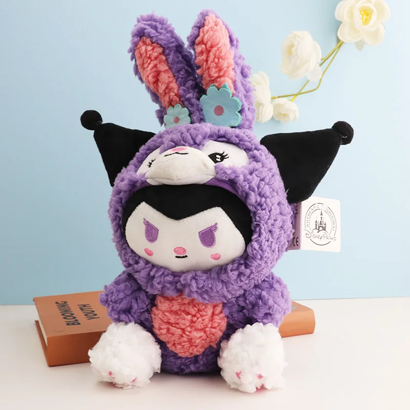 Cute Cinnamoroll Cosplay Stitch Disney Stellalou Soft Stuffed Anime Plush Doll Cute Room Decor Xmas Birthday Gift For Girls New