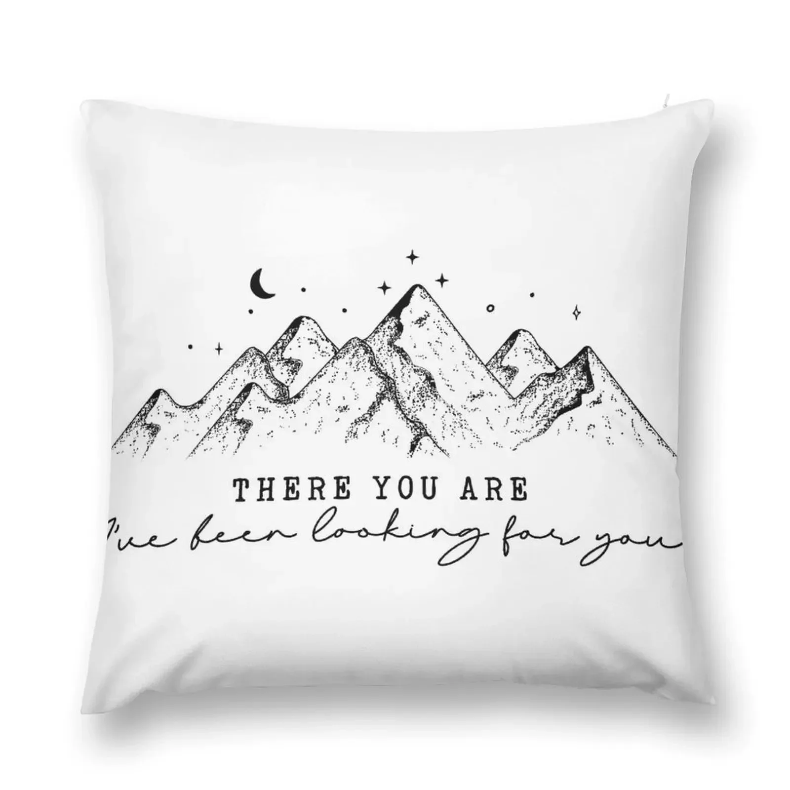 There You Are. I’ve Been Looking For You Throw Pillow luxury home accessories Cushion Cover Pillowcase pillow