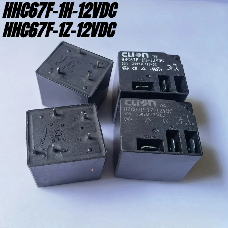 （Brand New Original）1pcs/lot 100% original genuine relay:HHC67F-1H-12VDC HHC67F-1Z-12VDC 4-5pins 30A 40A