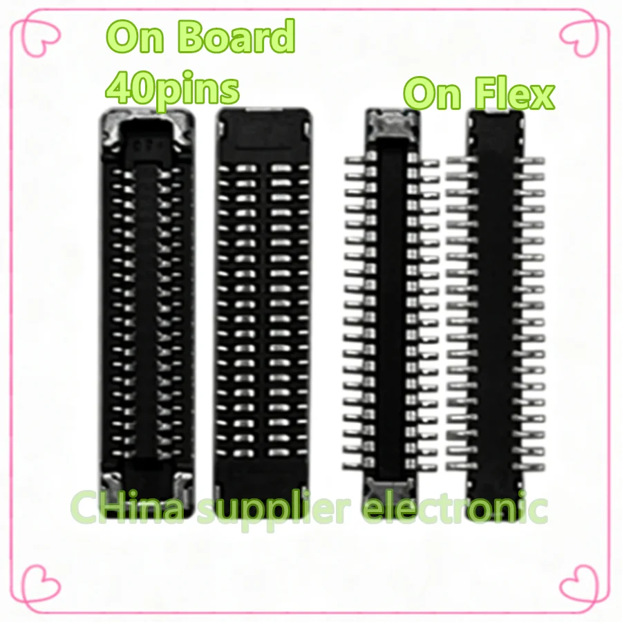 For VIVO NEX X23 Display Socket Tail Inserted Inline Socket Mainboard Connected to Cable Socket 40pins