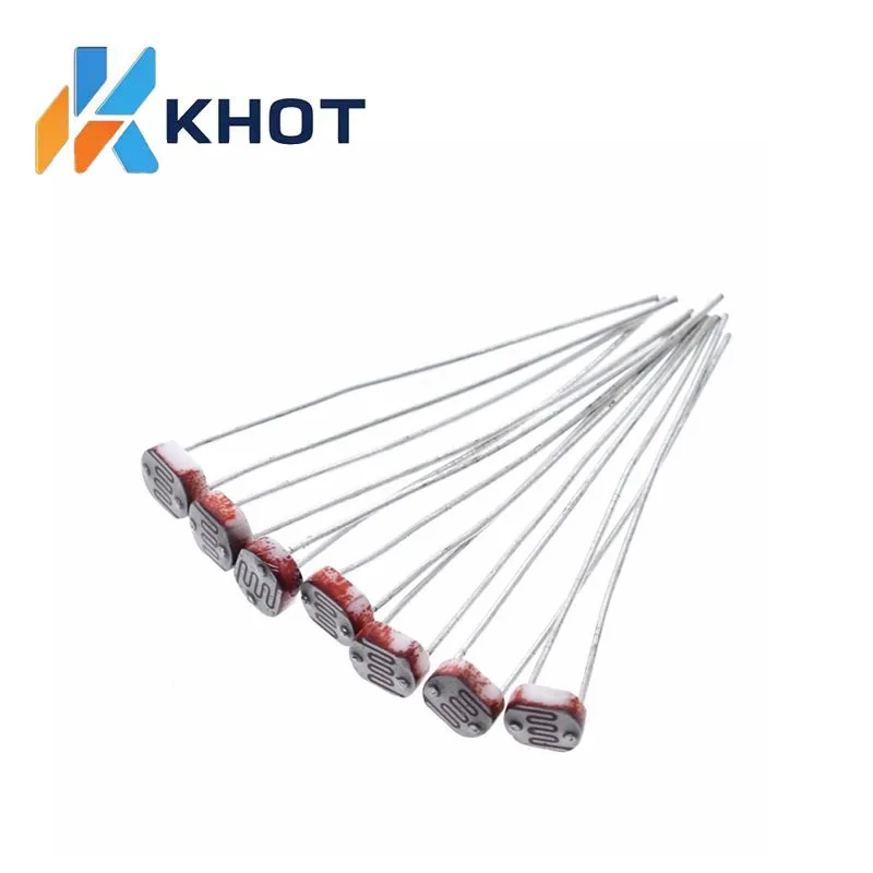5MM photoresistor 5528 5516 5537 5539 Photoelectric switch element Photoelectric detection element