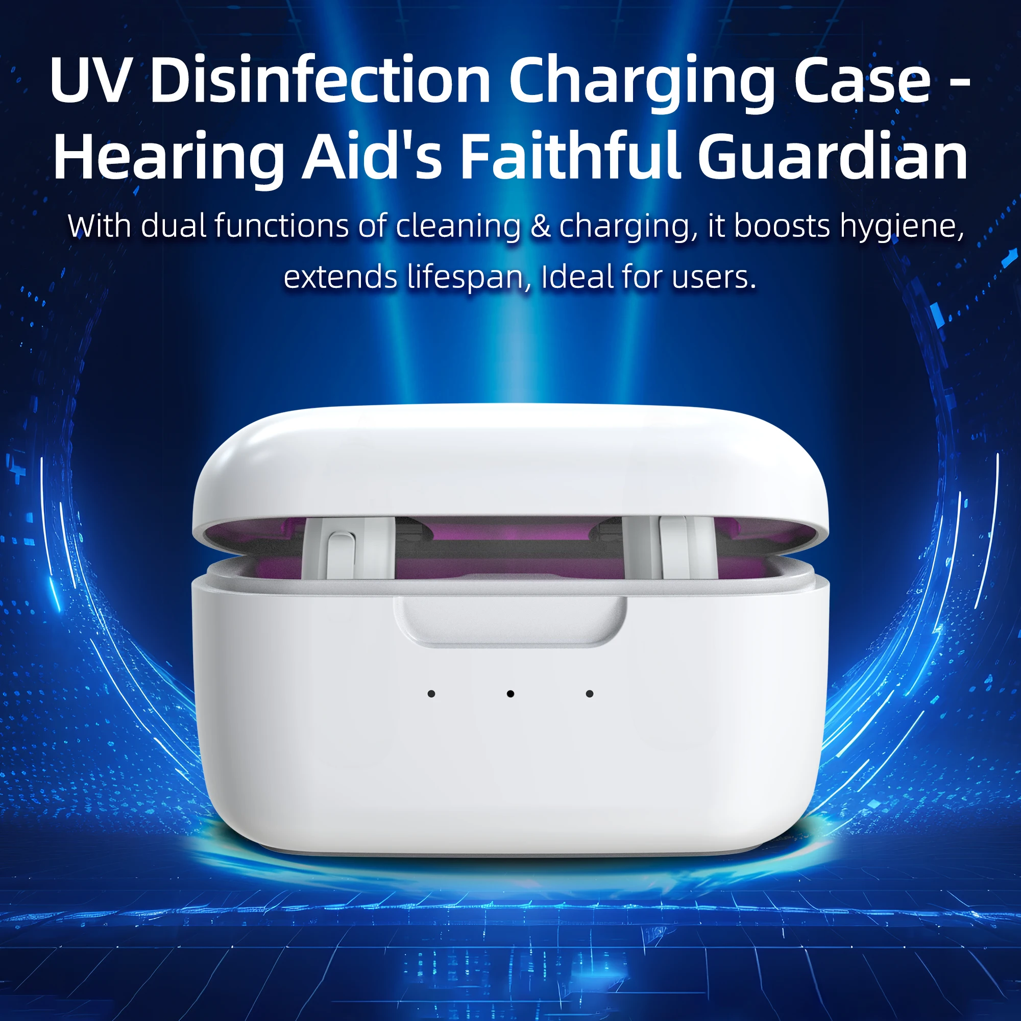 32 Channels Digital Programmable RIC Rechargeable Hearing Aids For Noise Reduction Tinnitus Masker APP Fitting For Elderly