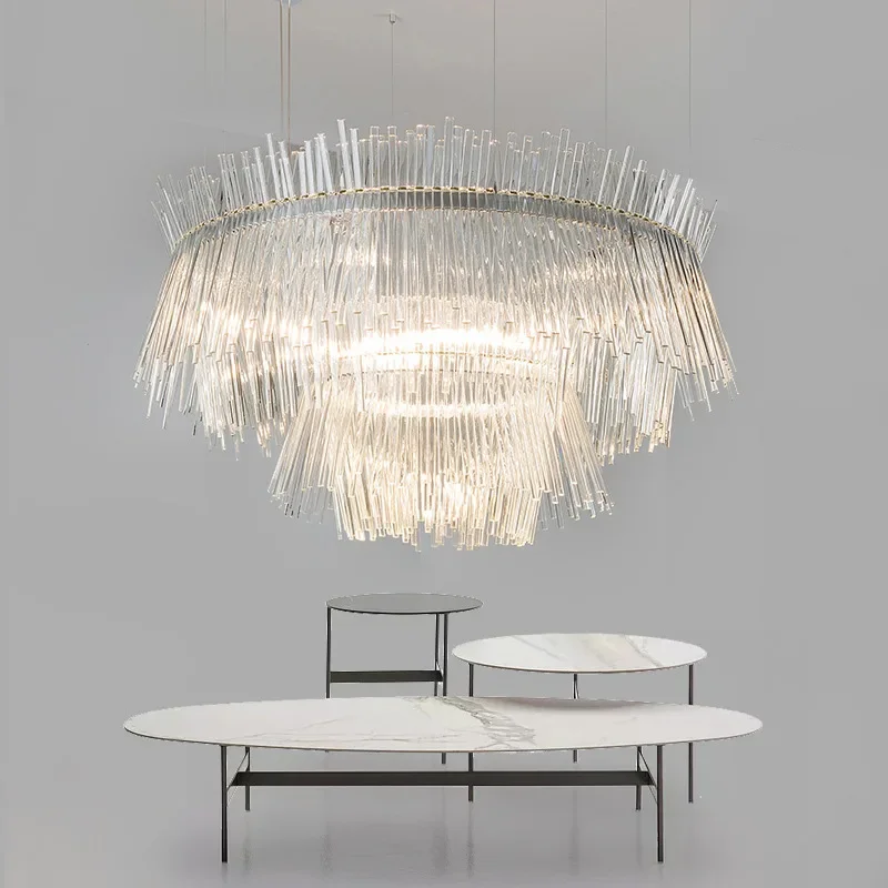 

New Luxury Chrome Lustre K9 Crystal Chandelier G9 Glow Pendant Lamp Living Room Bedroom E14 Chandeliers Luminaire Paragraph Room