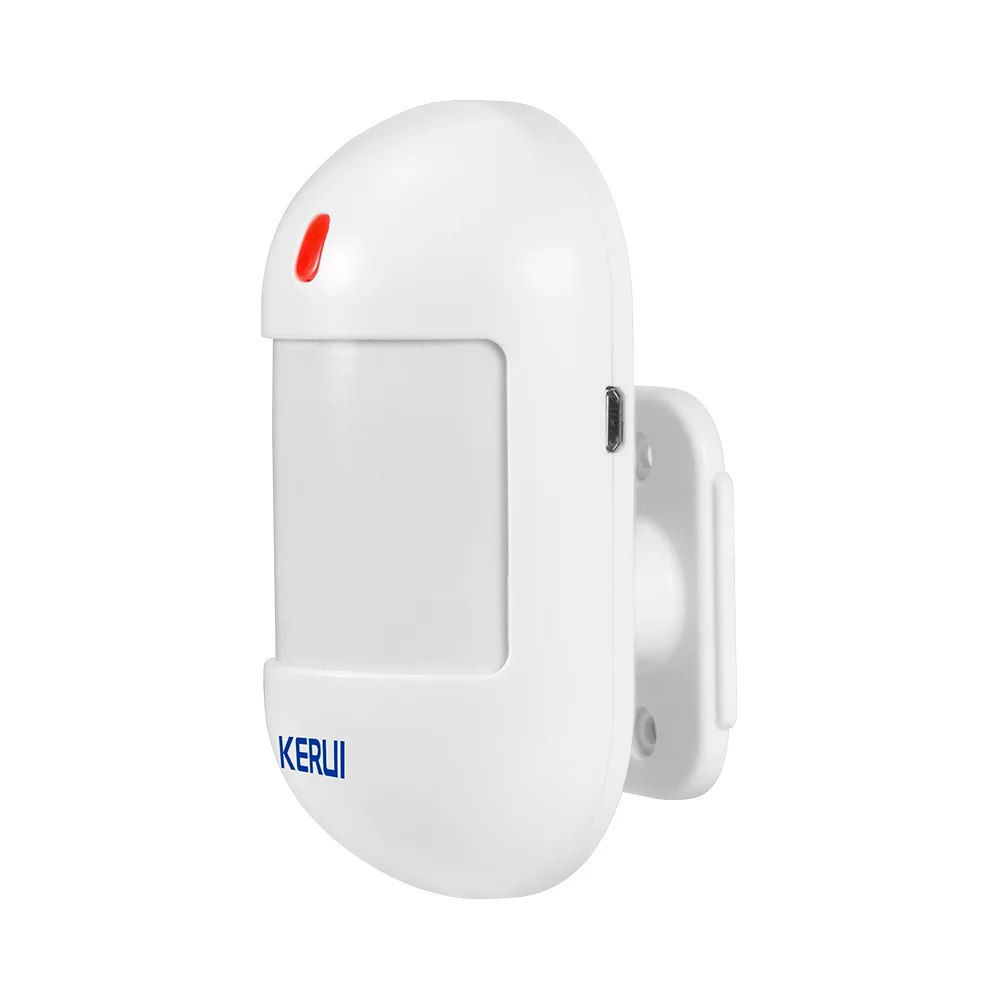 KERUI W202 sistema de alarma GSM inalámbrico sistema de seguridad para el hogar Kit compatible con aplicación remota Control con Detector de