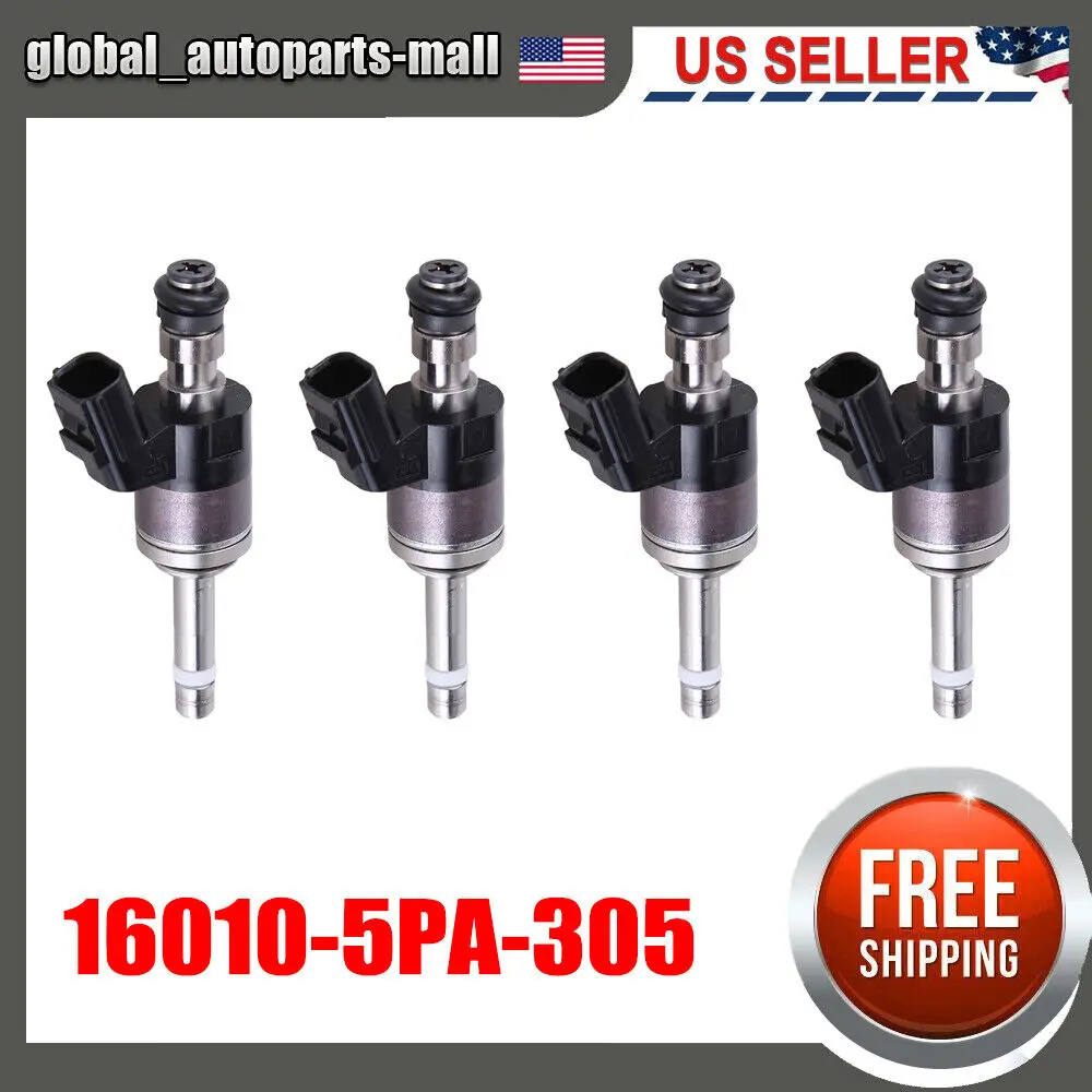 

For Honda Accord 2018-2020 CR-V 17-20 1.5L 4PCS Fuel Injectors 16010-5PA-305