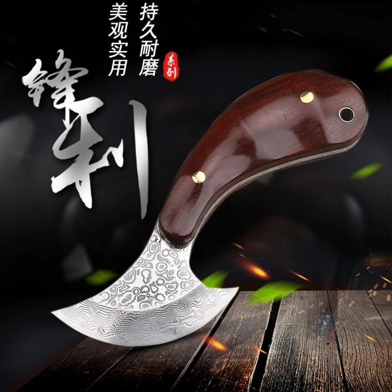 Gift collection Damascus VG10 steel sheet sandalwood camping survival fishing mountaineering fruit EDC practical knife