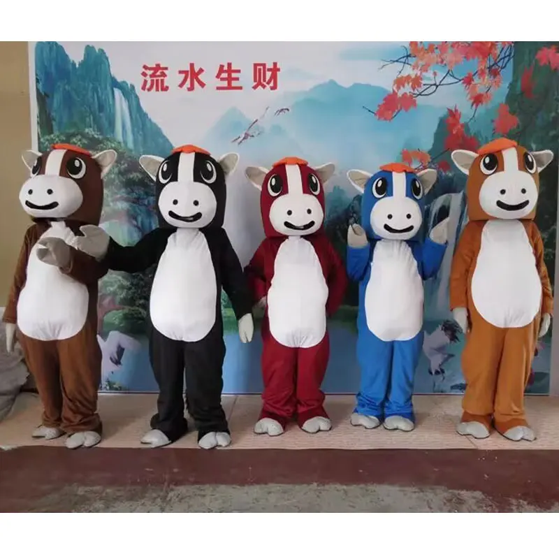 Disfraz de Mascota de poni de dibujos animados divertidos, caballo de peluche, muñeca para caminar para adultos, accesorios de vestir para fiesta de Halloween