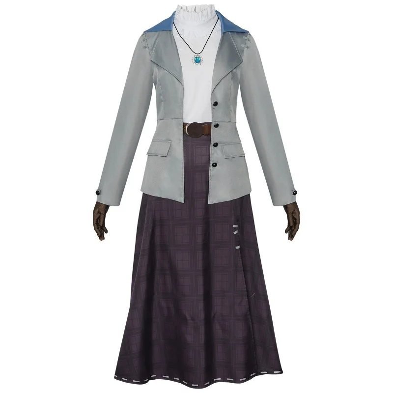 2025 لعب الأدوار الزي أليس ديروس جديد بقاء مراسل لعبة البدلة جميل تأثيري حلي هالوين حفلة كرنفال البدلة