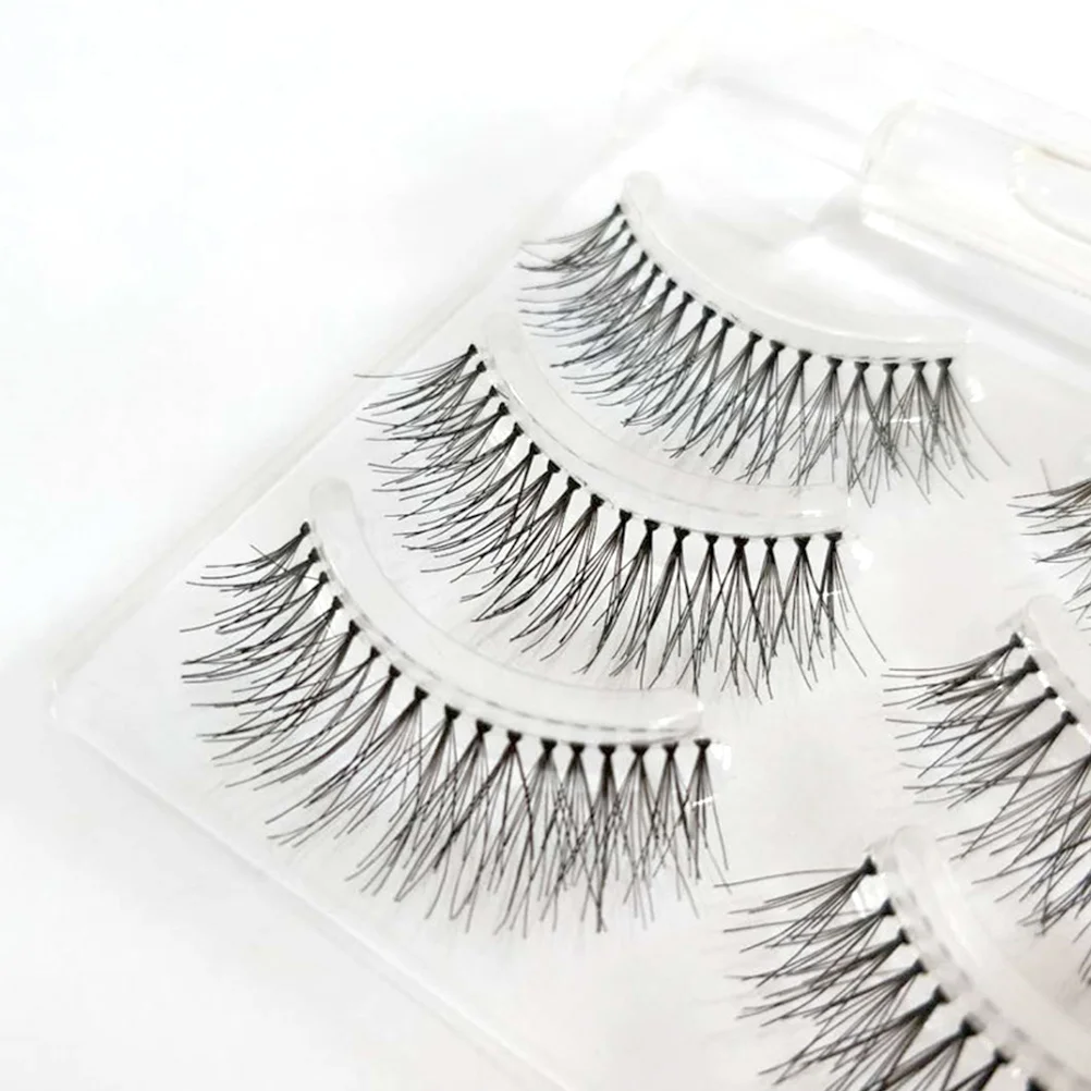 3 pares de pestañas postizas naturales largas y gruesas pestañas postizas densas uso cómodo pestañas de maquillaje desnudo fácil de quitar para todas las ocasiones