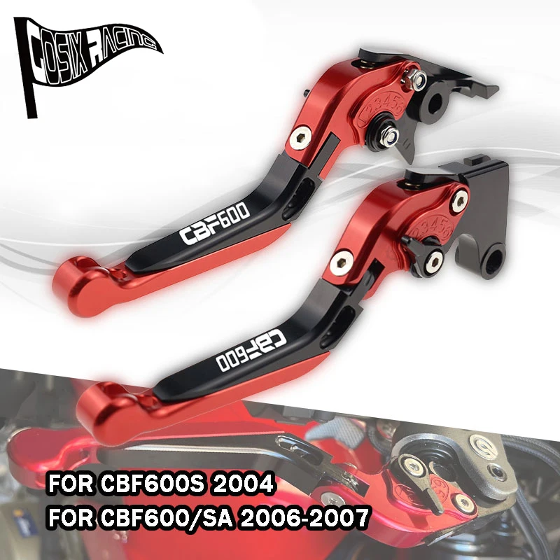 Fit For CBF600S Folding Extendable Brake Clutch Levers For CBF 600SA CBF600 06-07 Motorcycle CNC Accessories Parts Handle Set