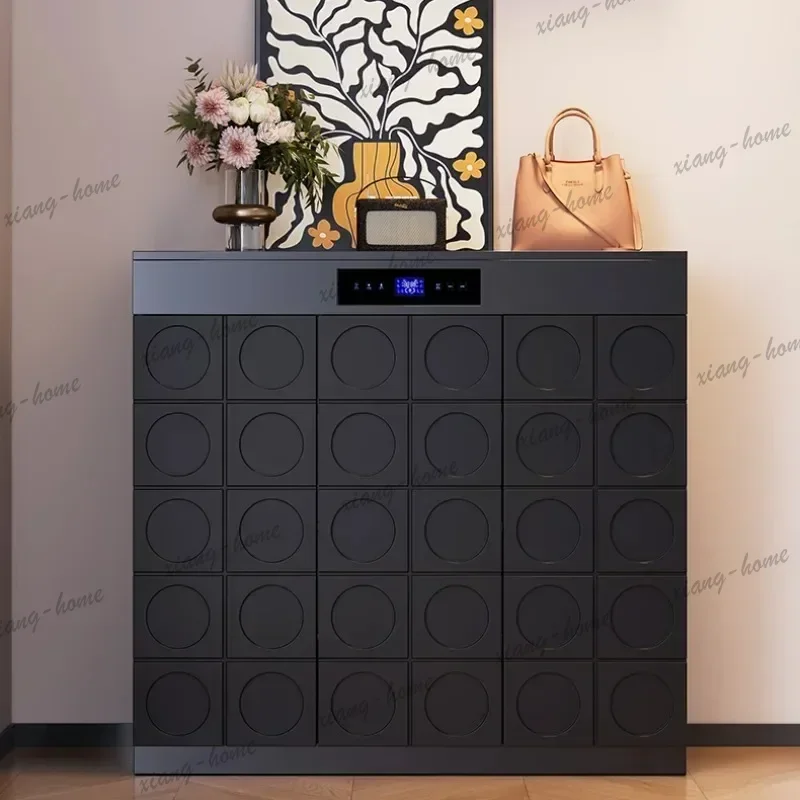 FG Enclosed Strong Shoe Cabinet Wood Design Large Modern Luxury Shoe Rack Organizer Storage Universal Sapateira Lounge Furniture