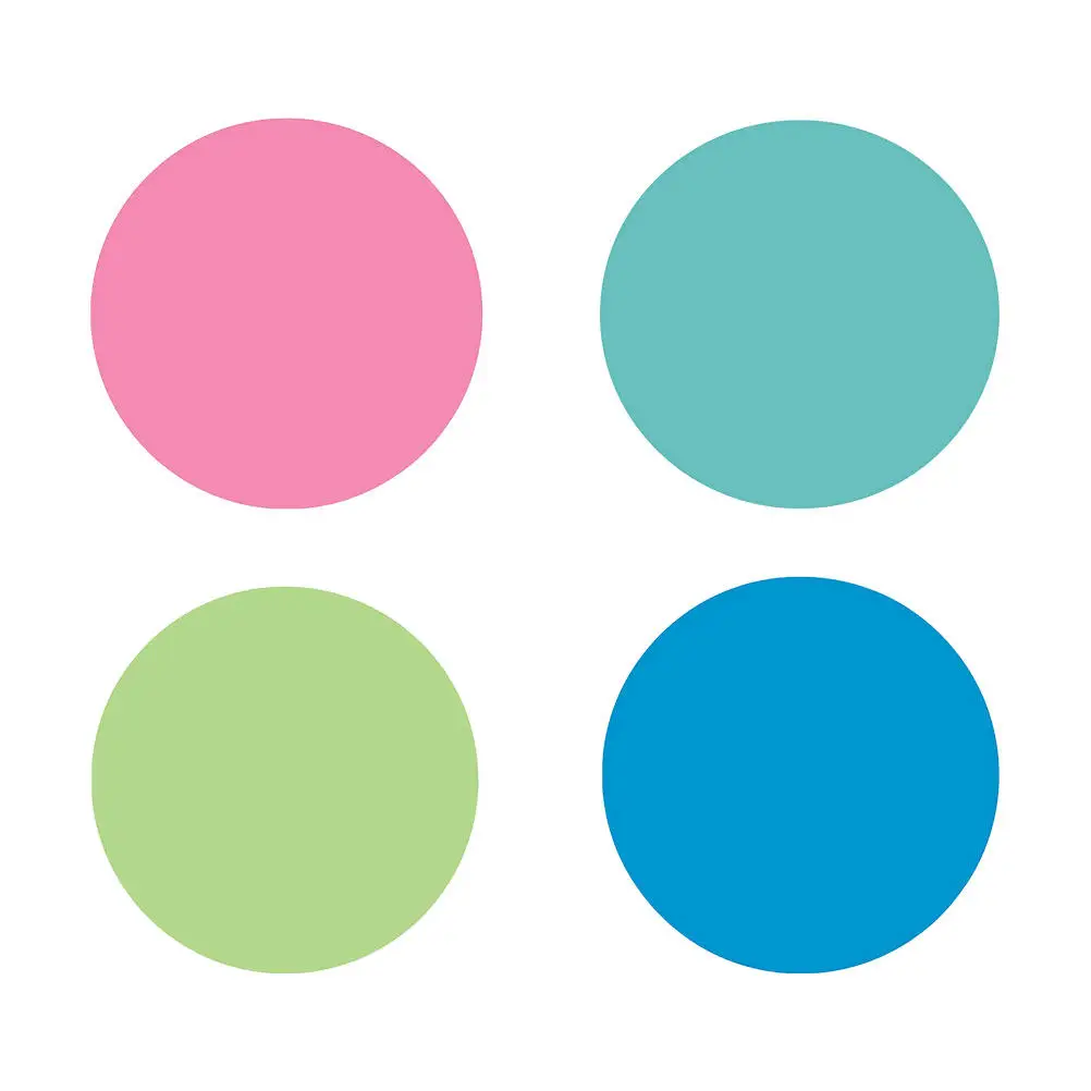 

Adhesive Labels Marking Sticker Removable Decal Wall Stickers Color Coding Circle